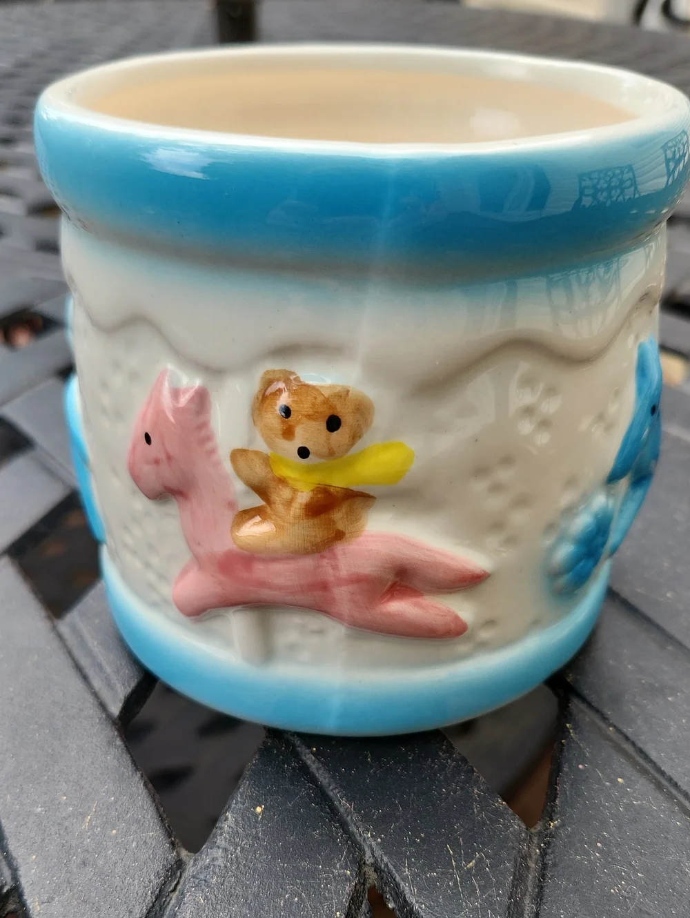 Vintage Nancy Pew Ceramic Nursery Planter